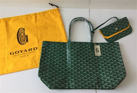 goyard green pm tote